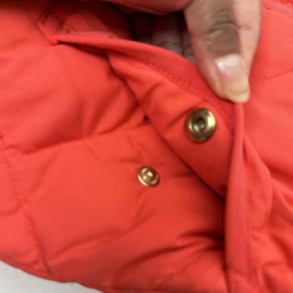 J Crew Quilted Puffer Vest Women's XXS Red Down Fill Pockets Hiking Athleisure - Picture 13 of 14